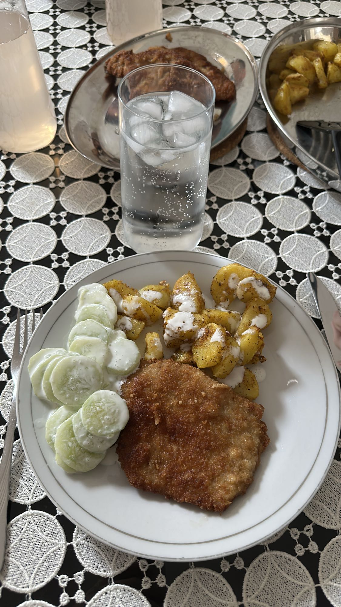 Kotlet z ziemniakami