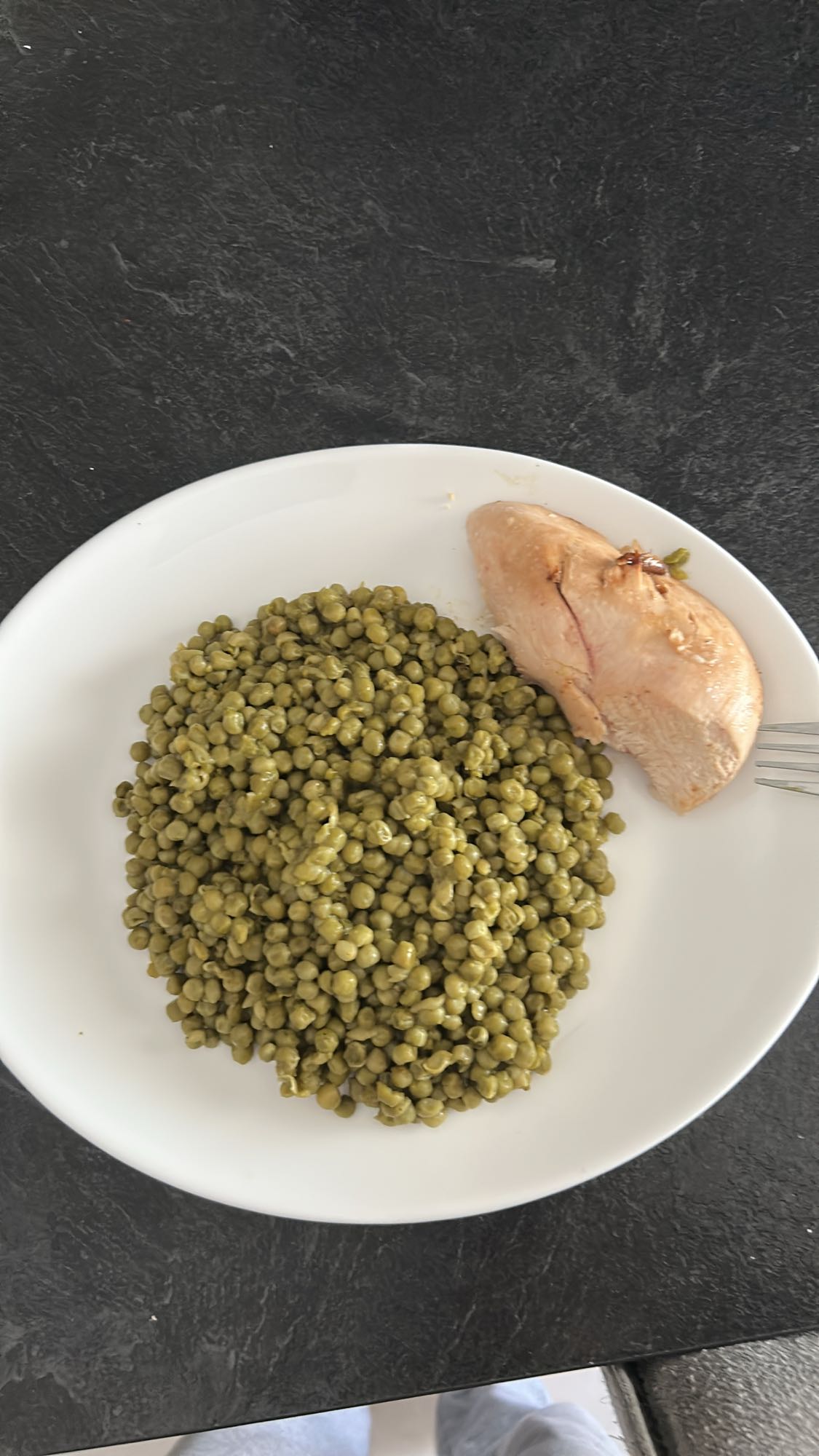 Poulet et pois mungo