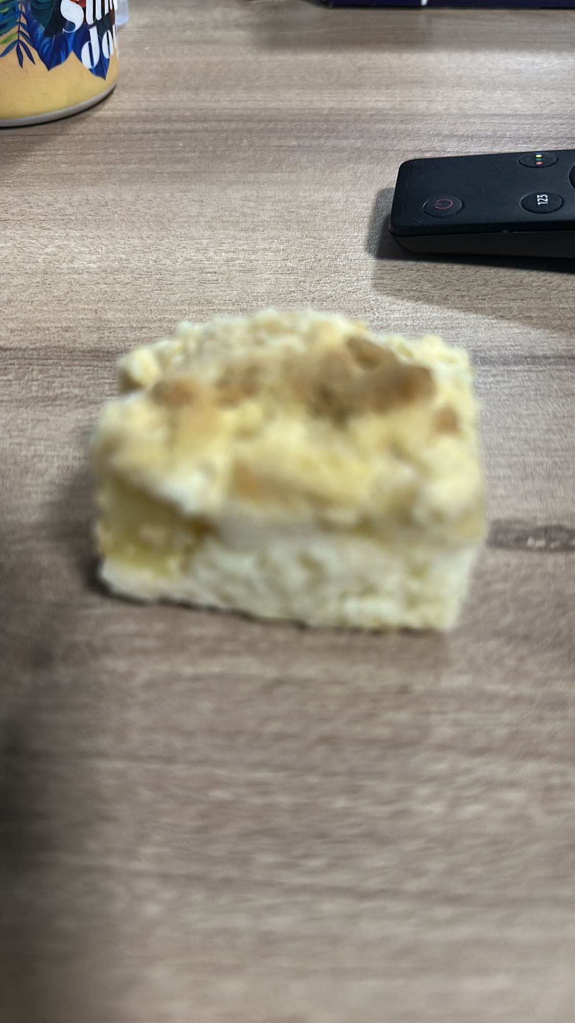 Pedaço de bolo simples