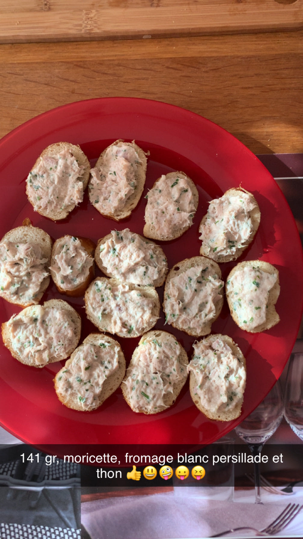 Moricette thon persillade