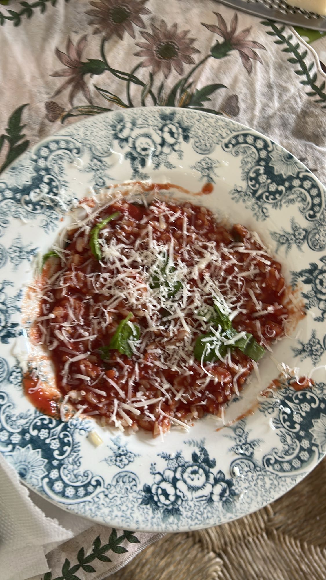 Tomato Basil Risotto