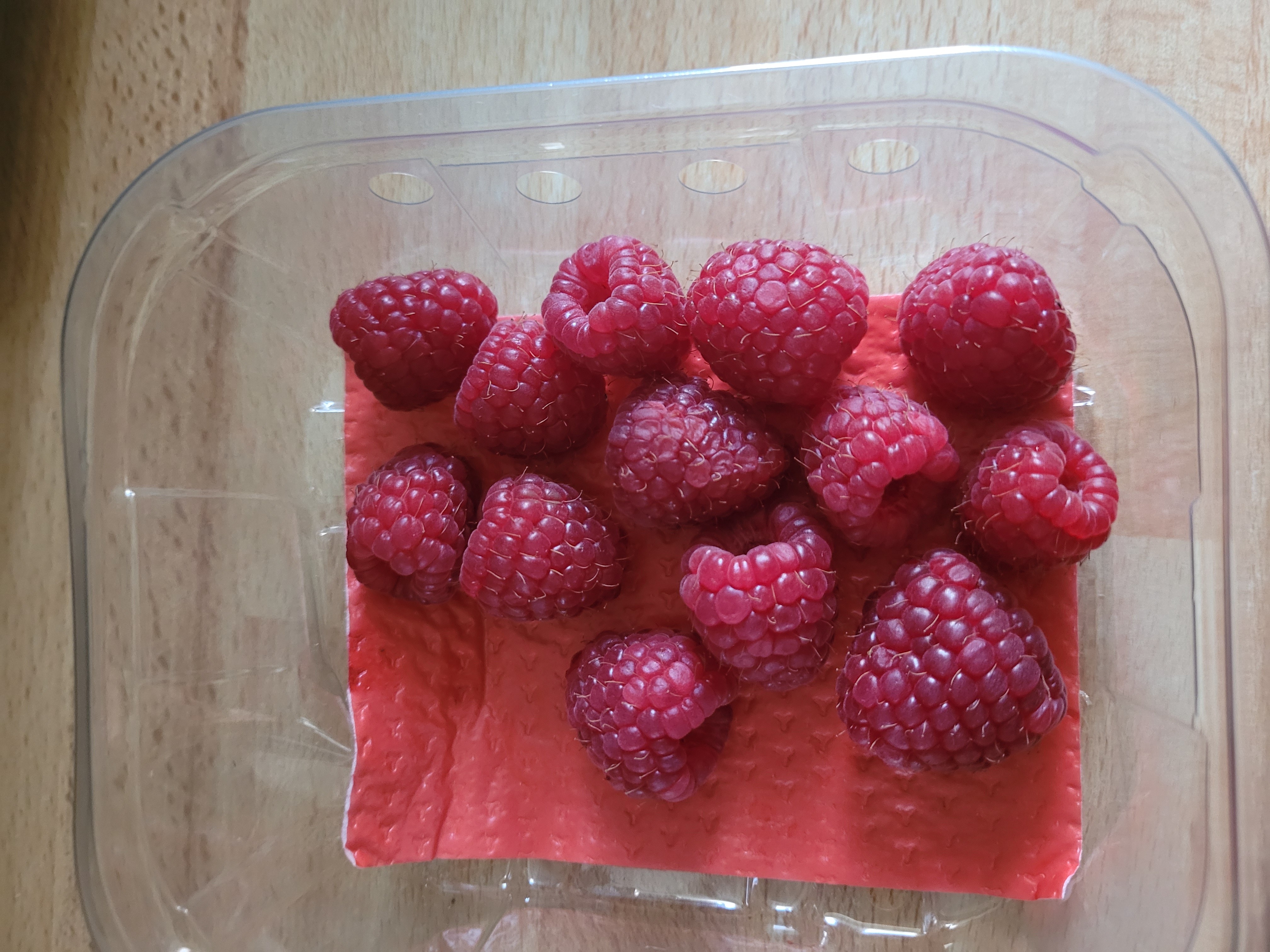 Framboises fraîches