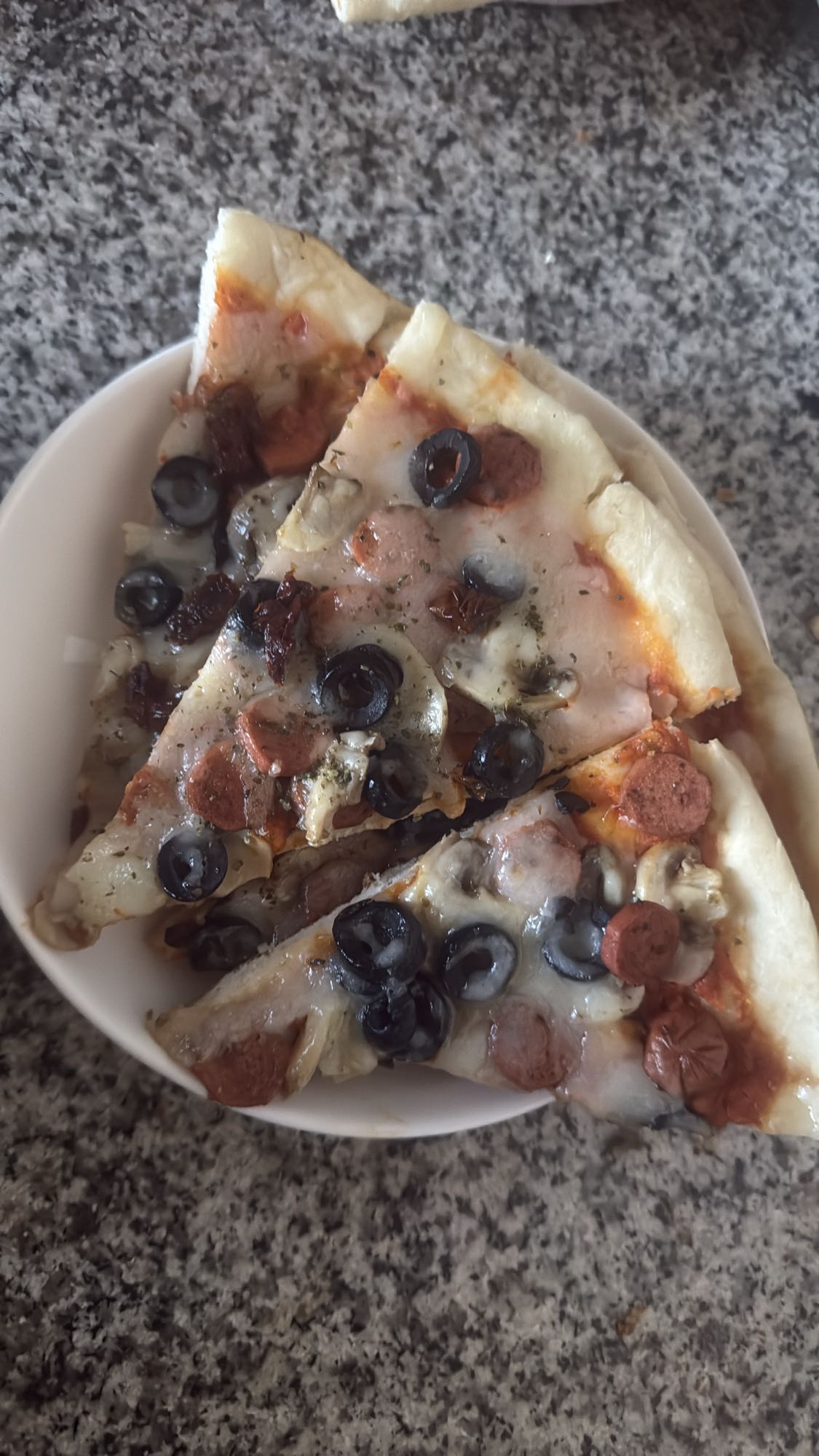 Olive Sausage Pizza