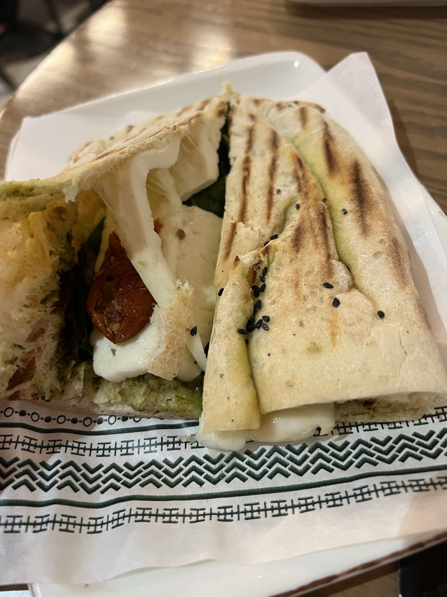 Cheese Pesto Flatbread