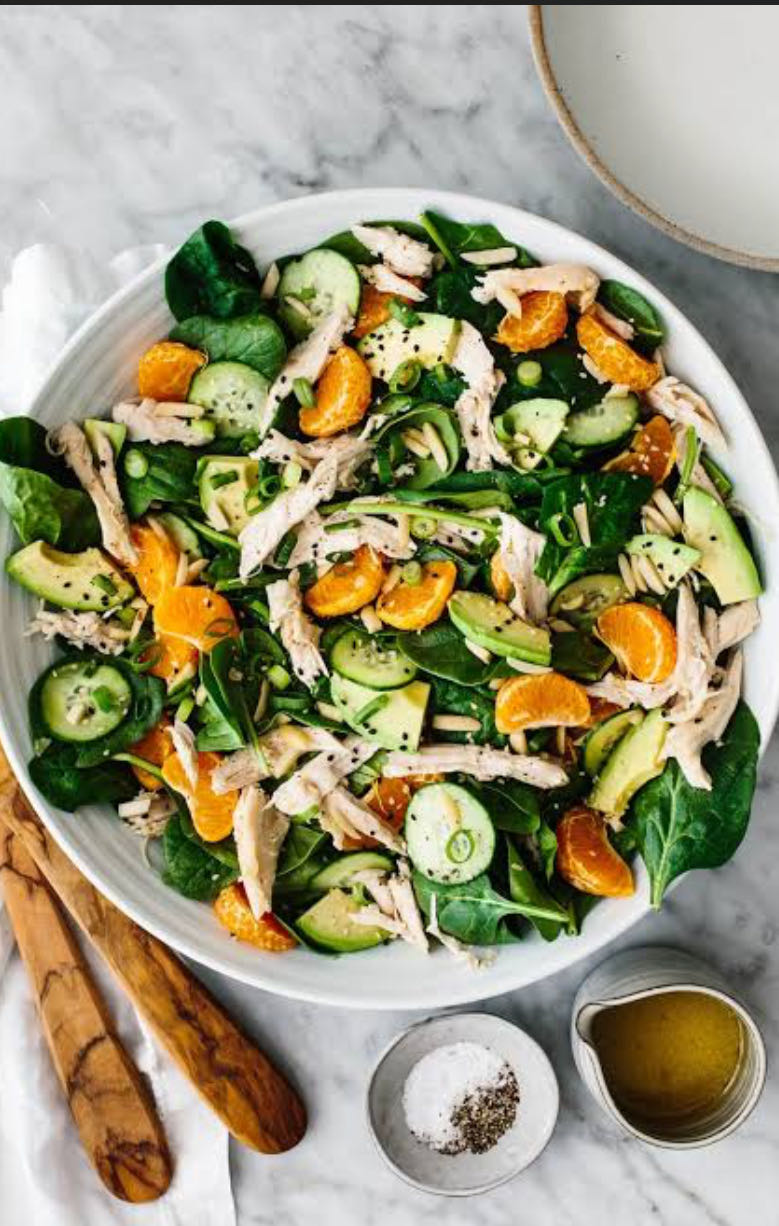 Chicken Spinach Salad
