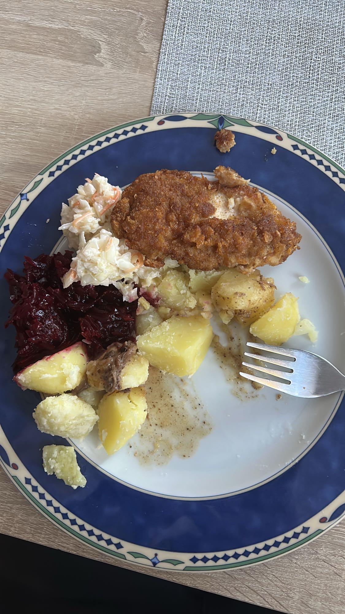 Kotlet, ziemniaki, surówki