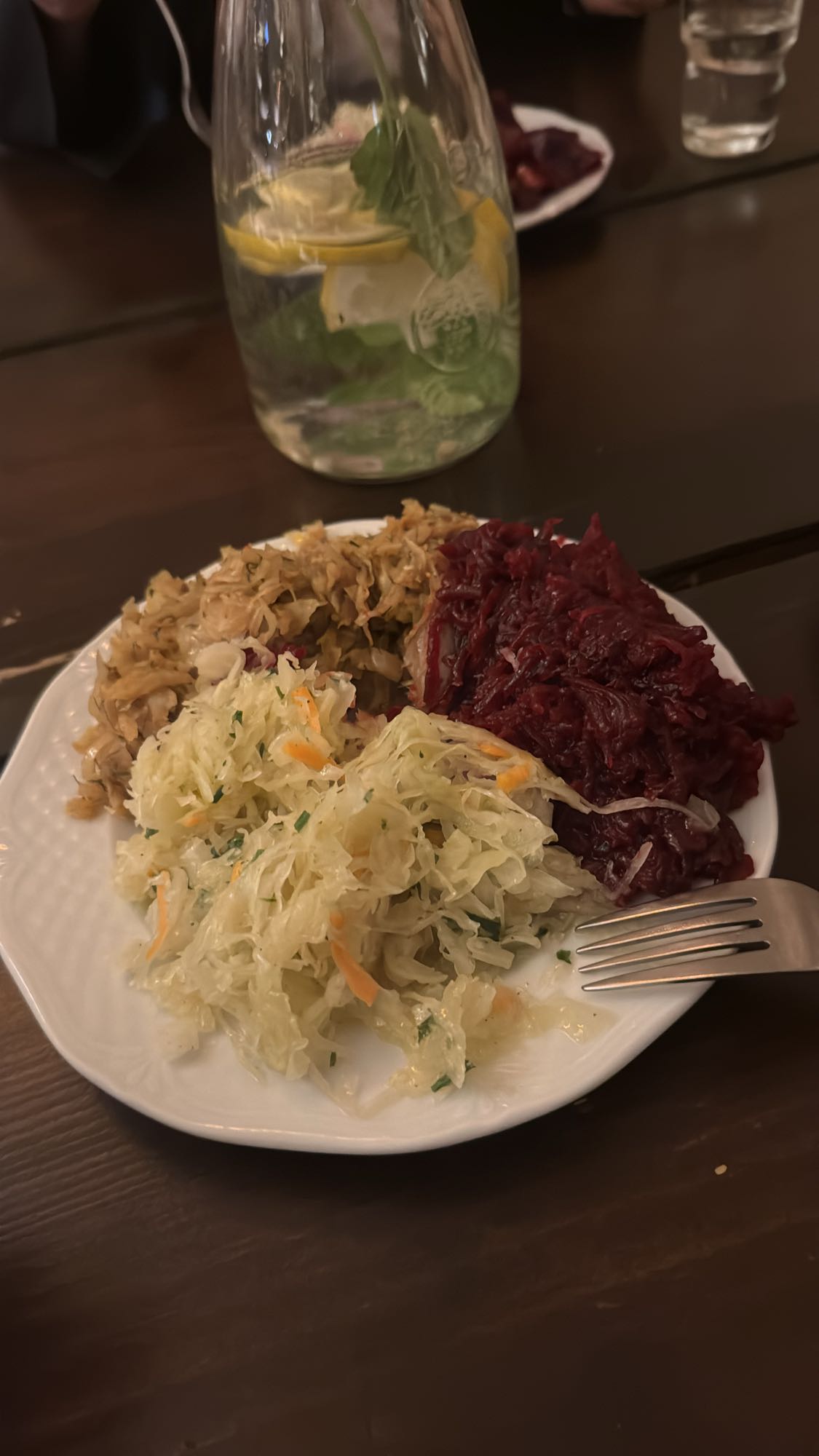 Trio surówek z kapusty