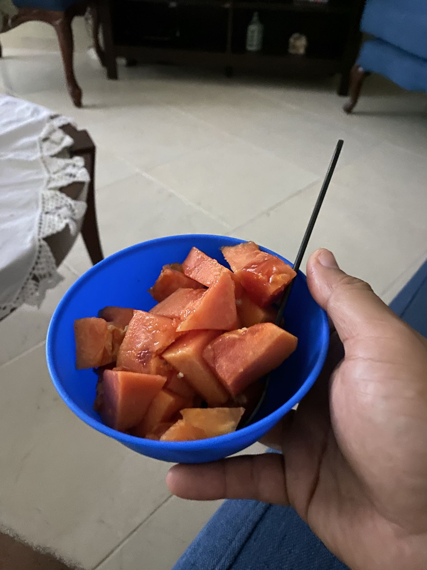 Tazón de papaya