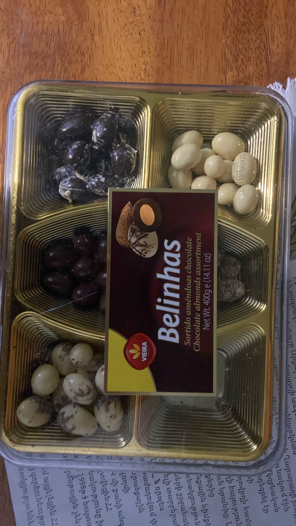 Շոկոլադապատ նուշի խառնուրդ