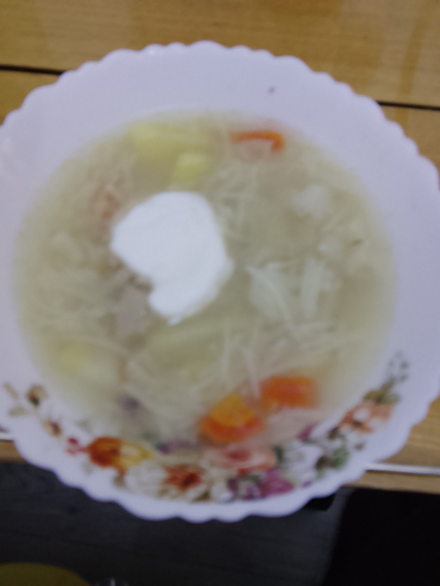 Vegetable noodle soup