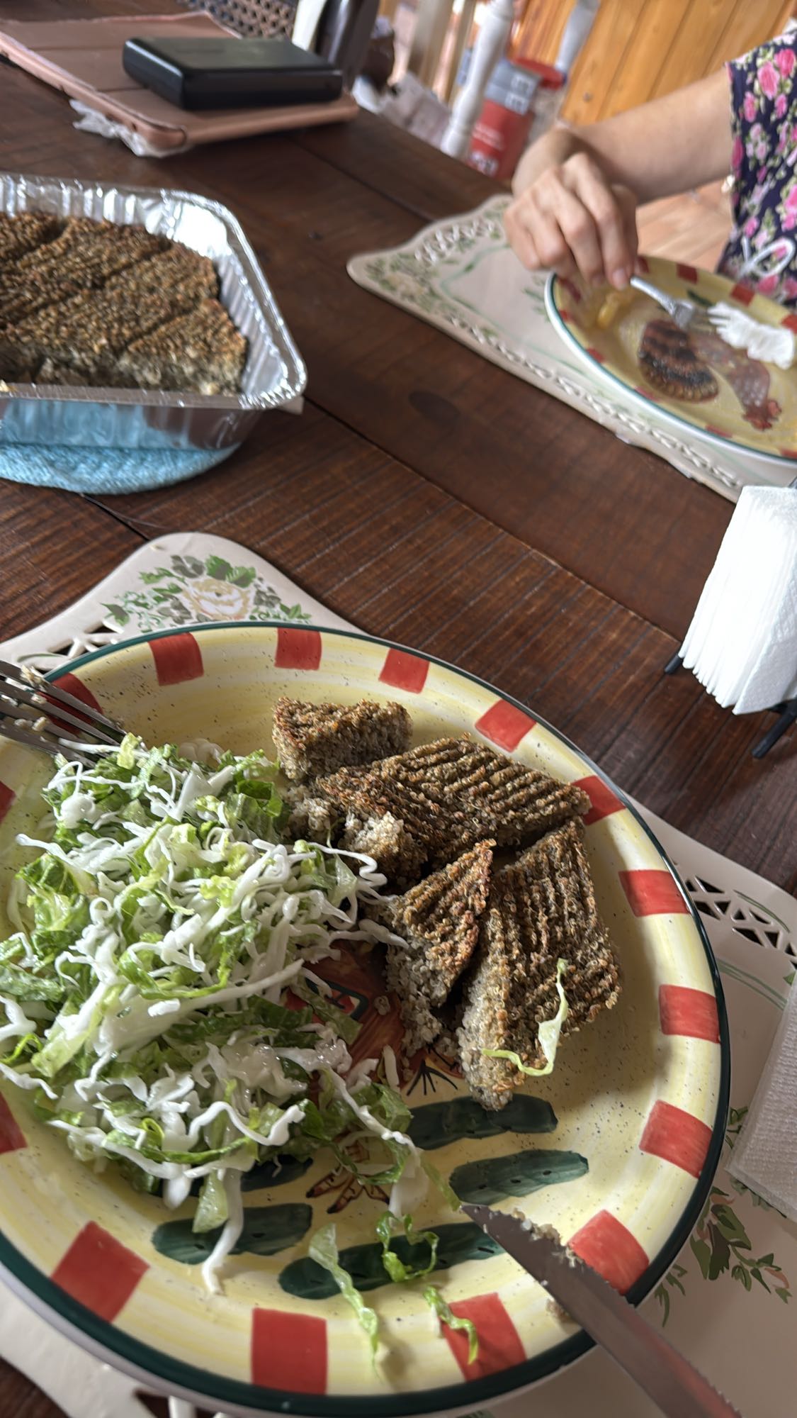 Falafel con ensalada