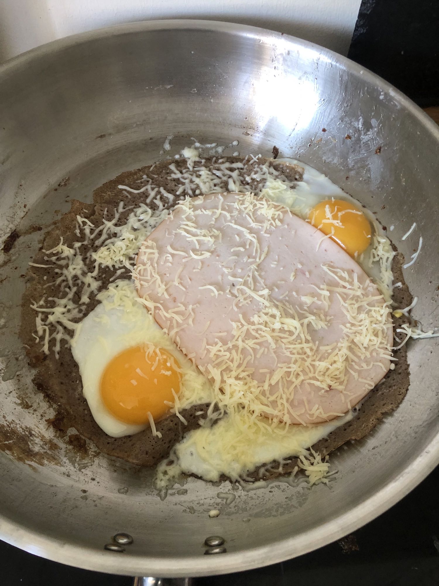 Galette bretonne œuf jambon