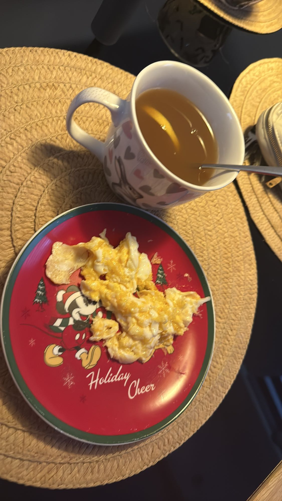 jajecznica i herbata