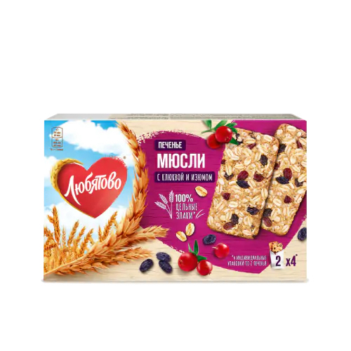 Мюсли с клюквой и изюмом