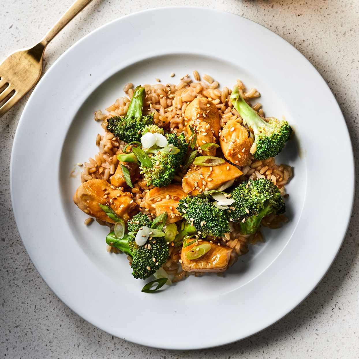 Chicken Broccoli Rice Bowl