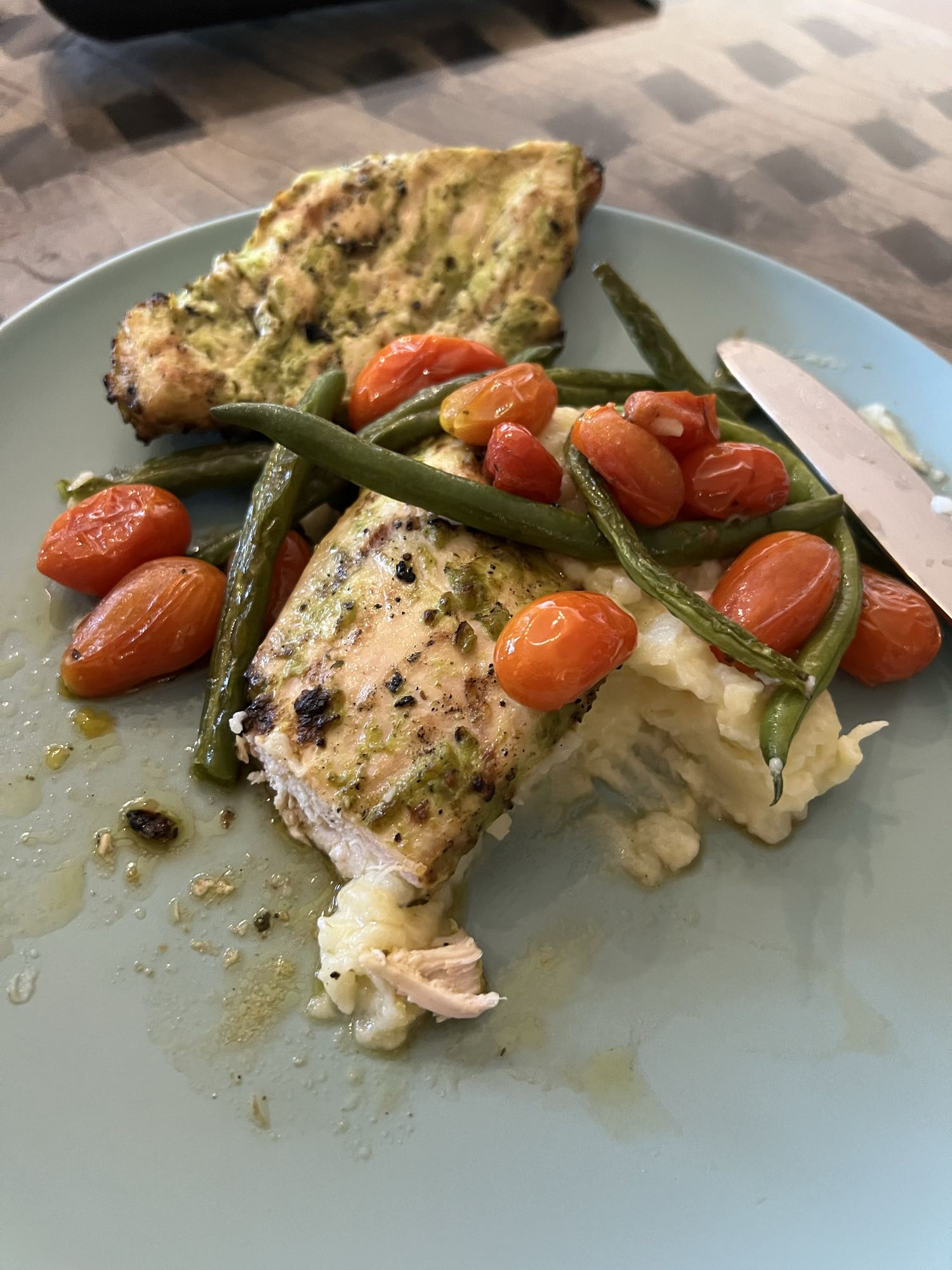 Chicken Veggie Mash Plate