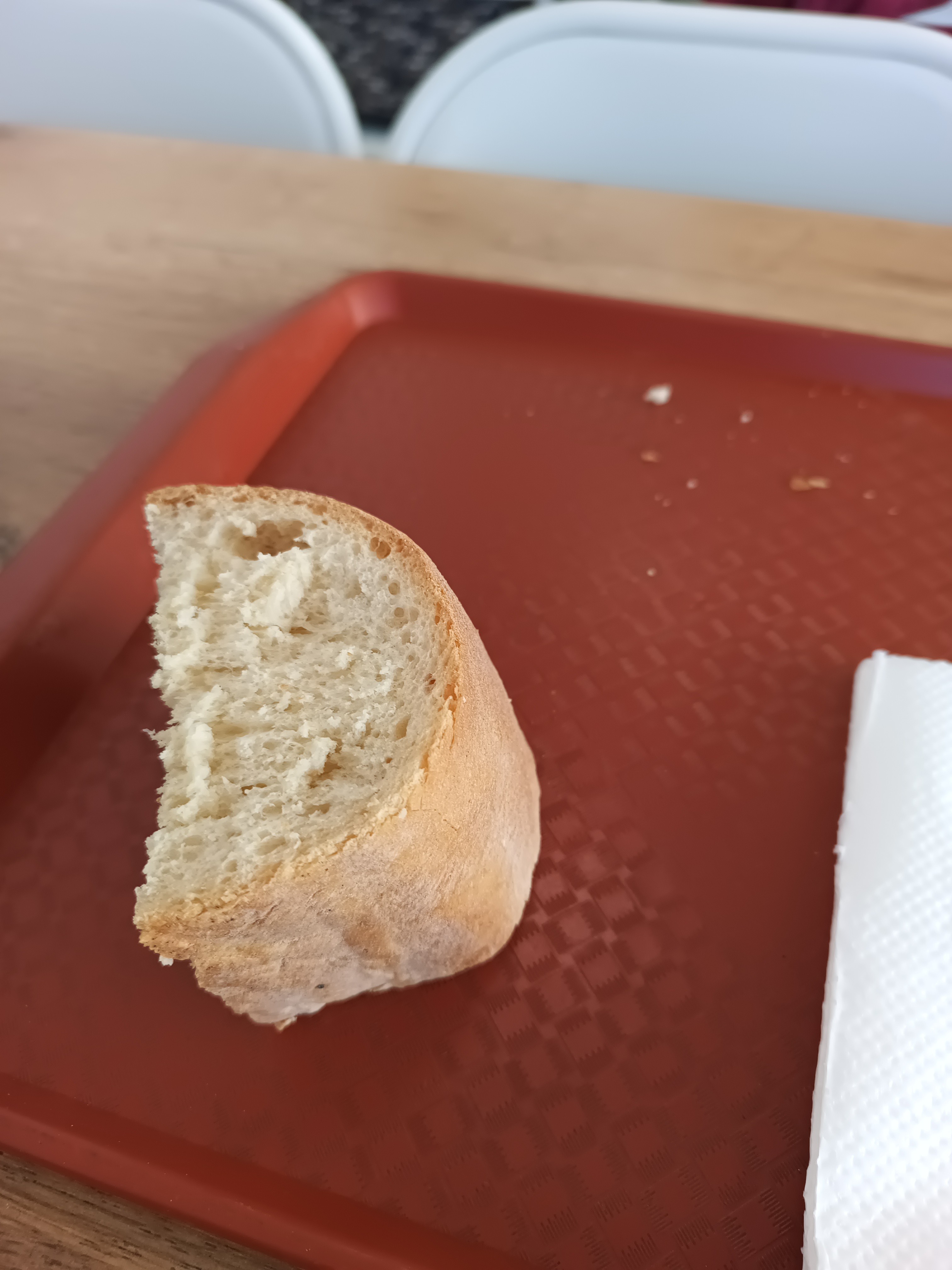 White bread slice