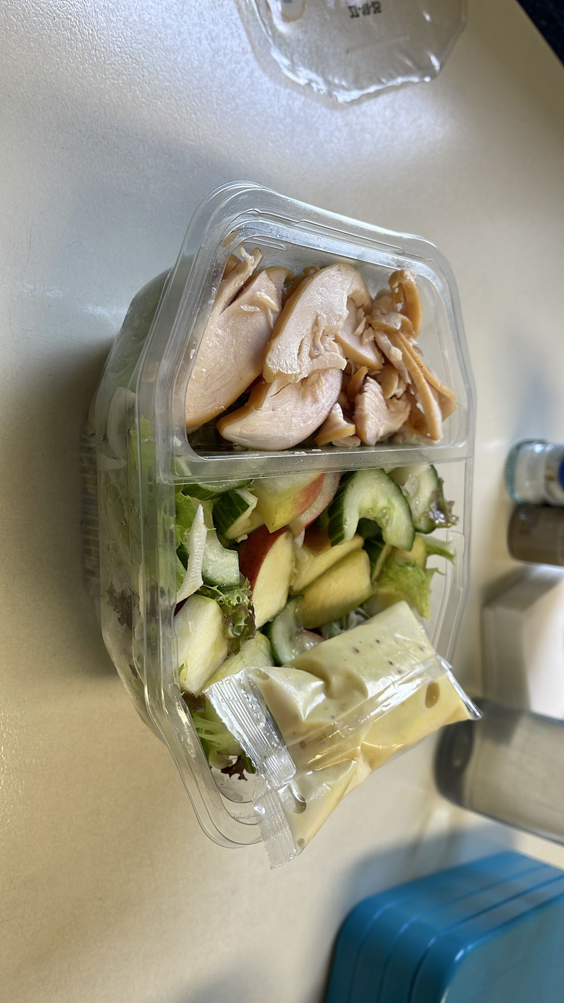 Kip salade met dressing