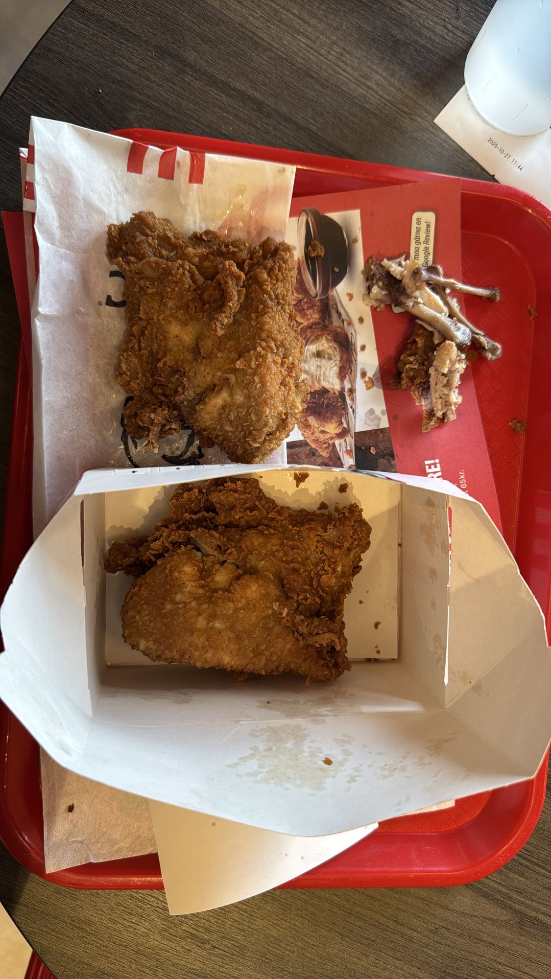 Friterad kycklingmåltid