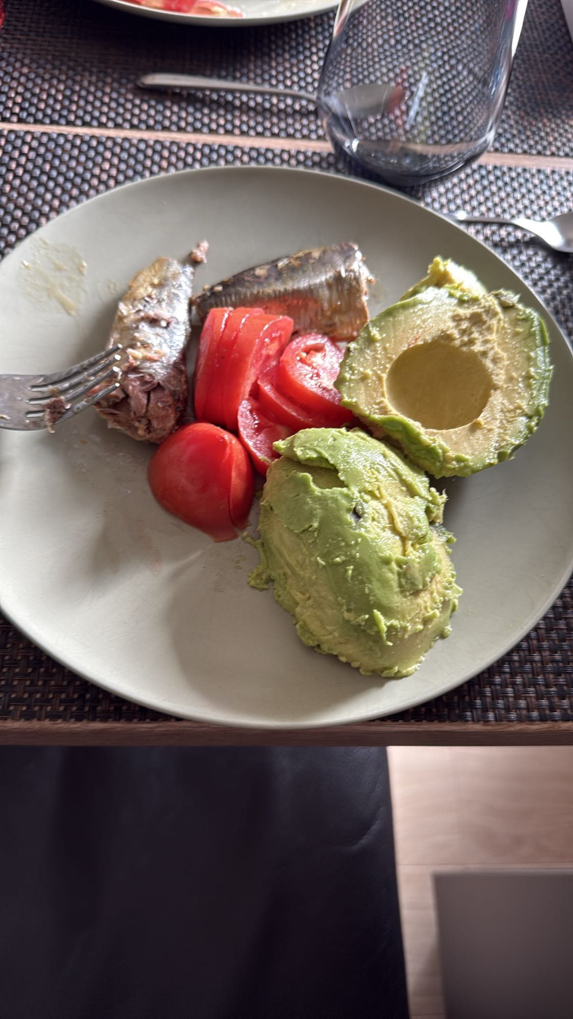 Sardines avocat tomate