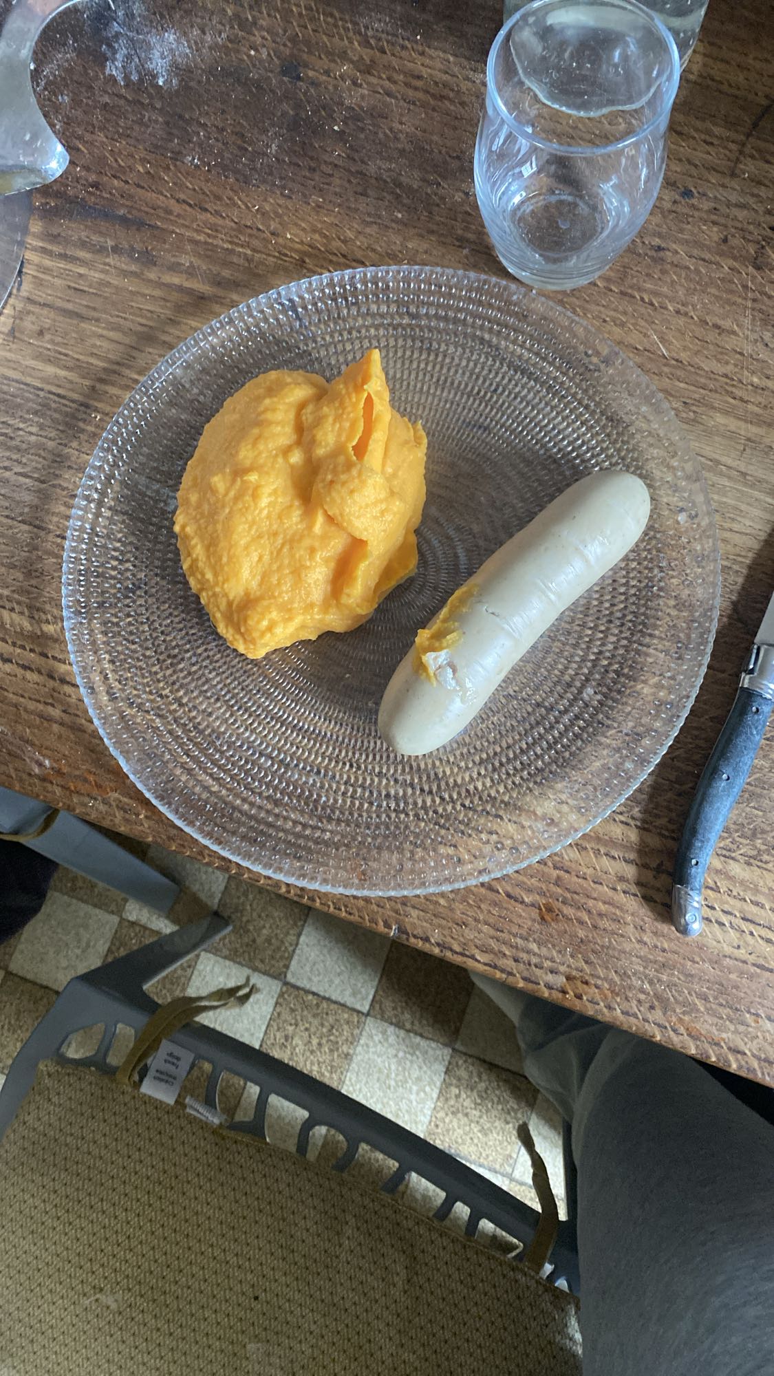 Saucisse et purée