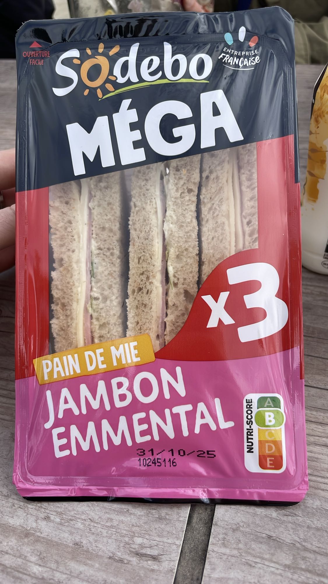 Ham Emmental Sandwich Trio