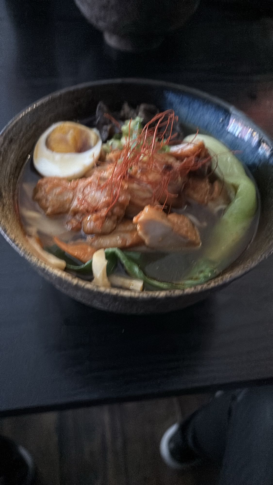 Kycklingramen med ägg