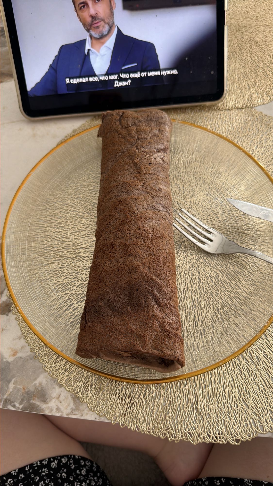 шоколадный блинчик