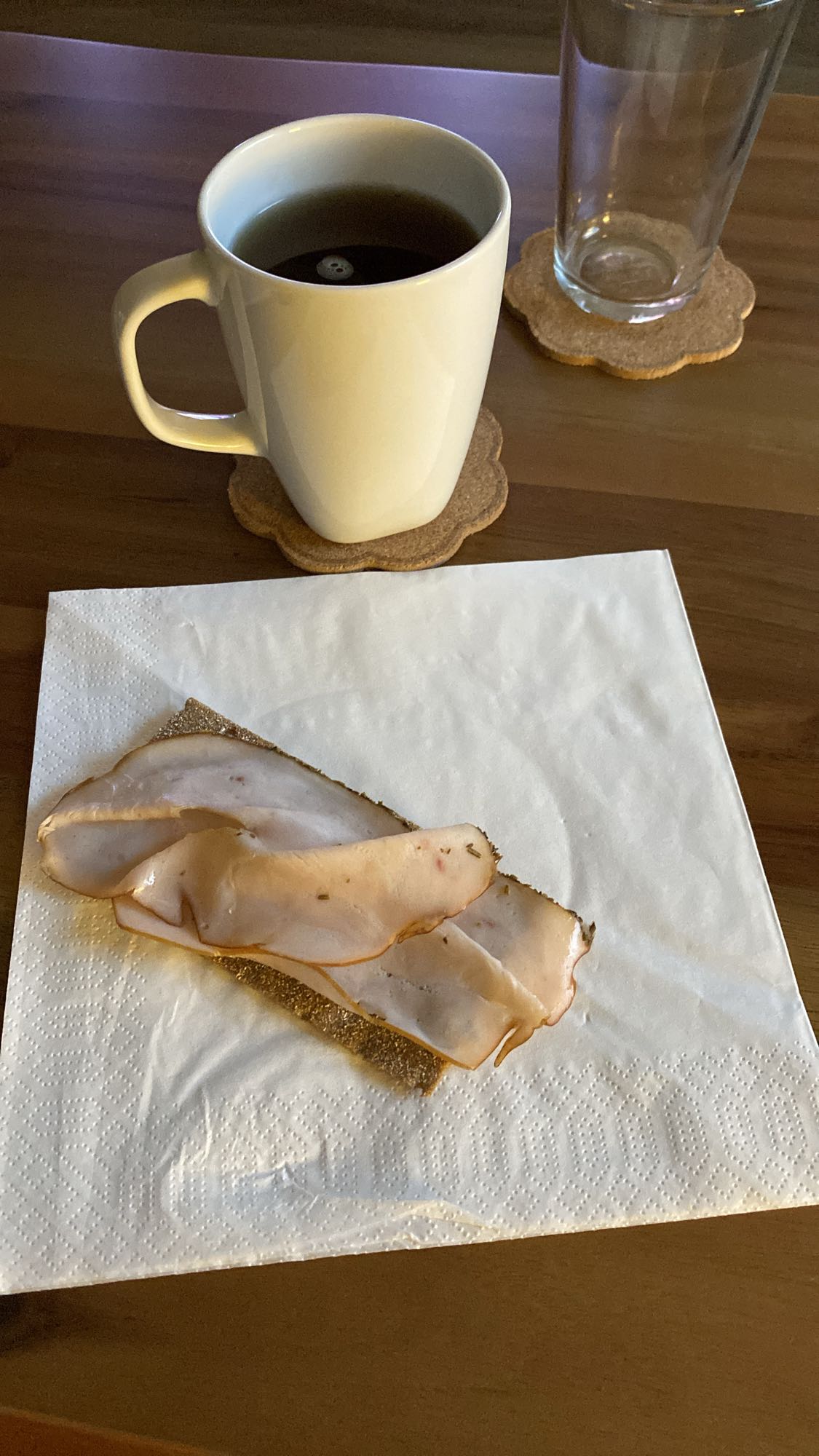 Knäckebröd med kalkon