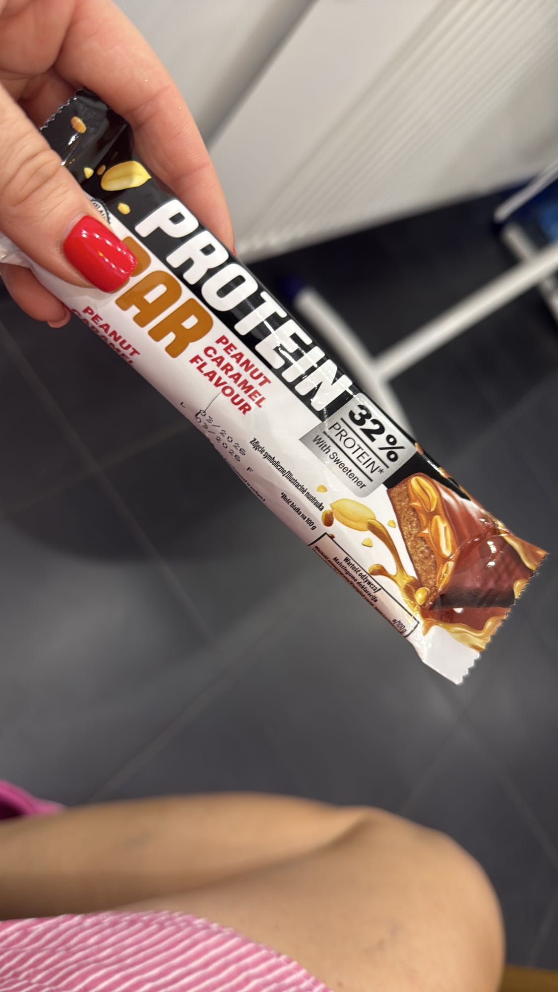 Baton proteinowy orzechowy