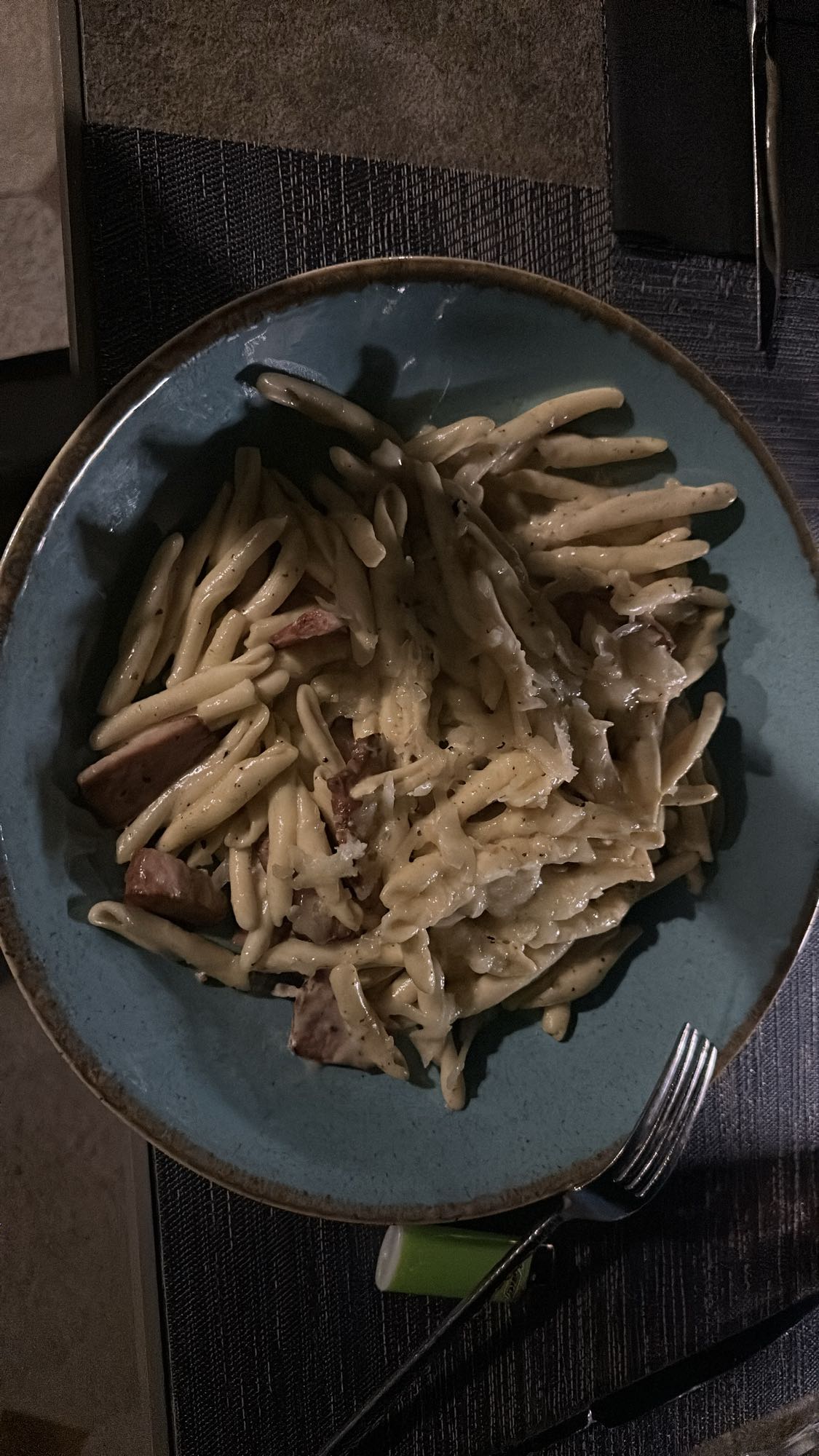 Creamy sausage pasta