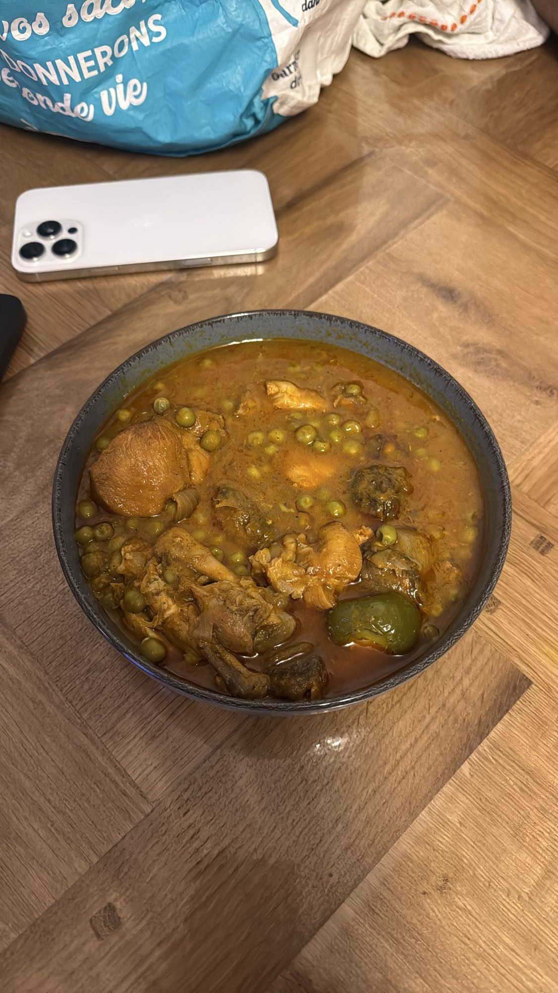 Ragoût de poulet aux légumes