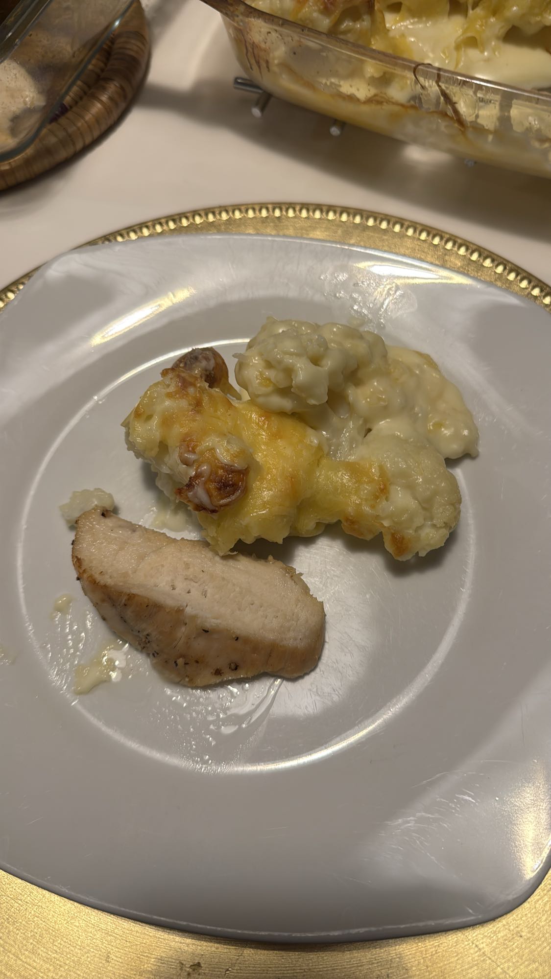 Bloemkool met kipfilet