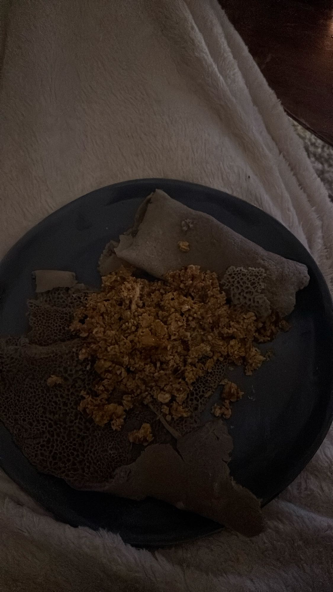 Injera med äggröra