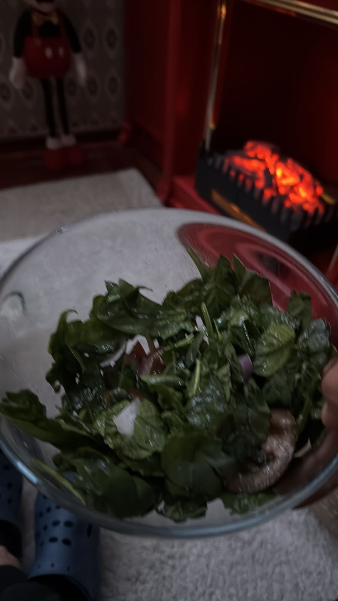 ensalada de espinaca