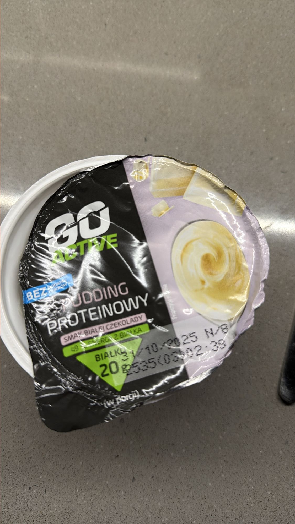 Pudding biała czekolada