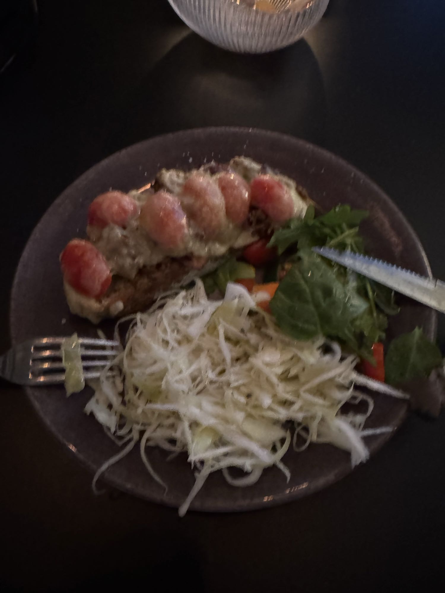 Rågbrödsmacka med sallad