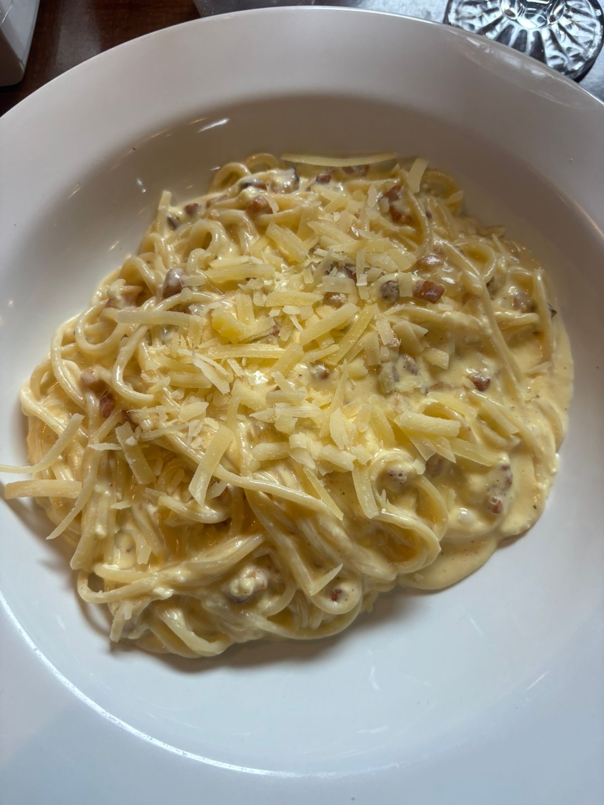 Espaguete à carbonara