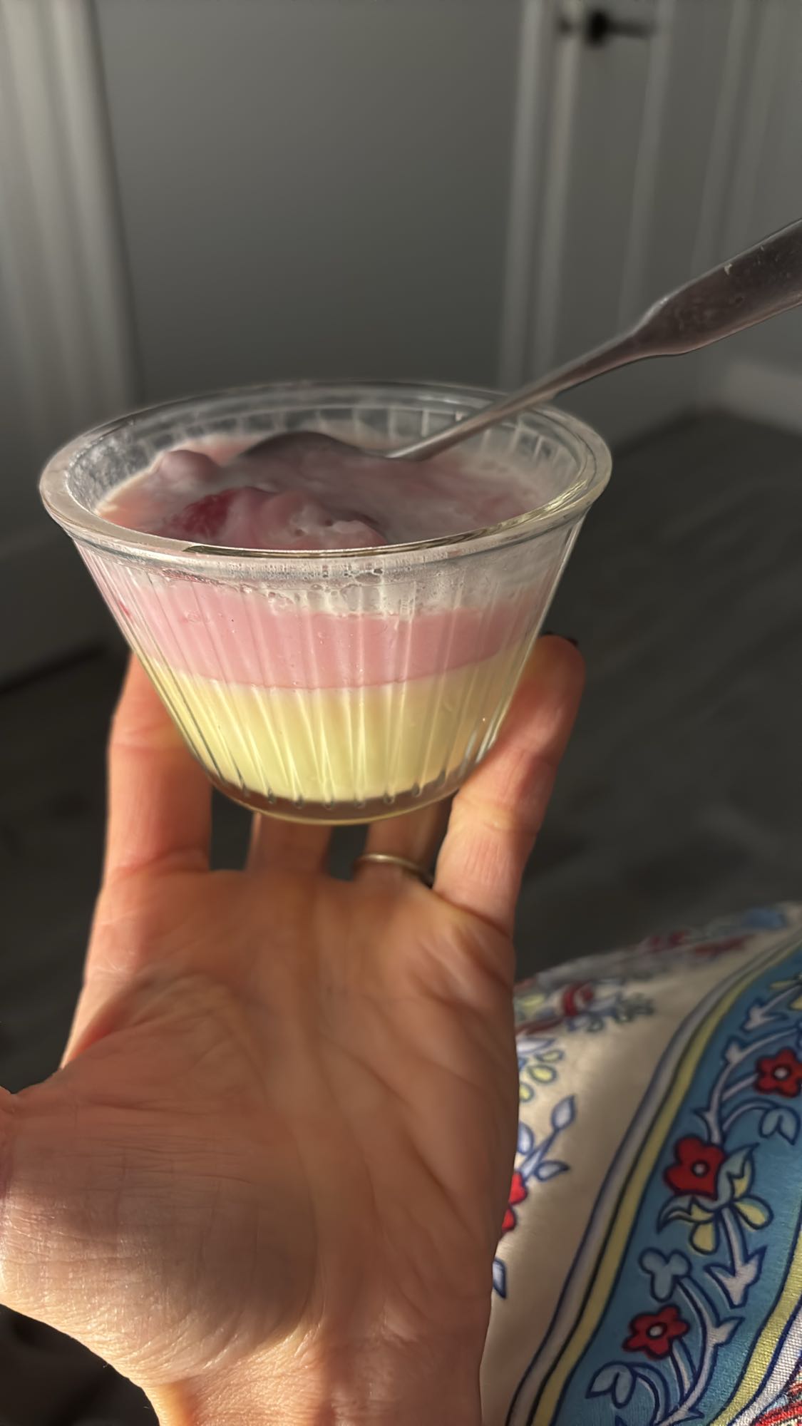 yaourt aux fruits en verrine