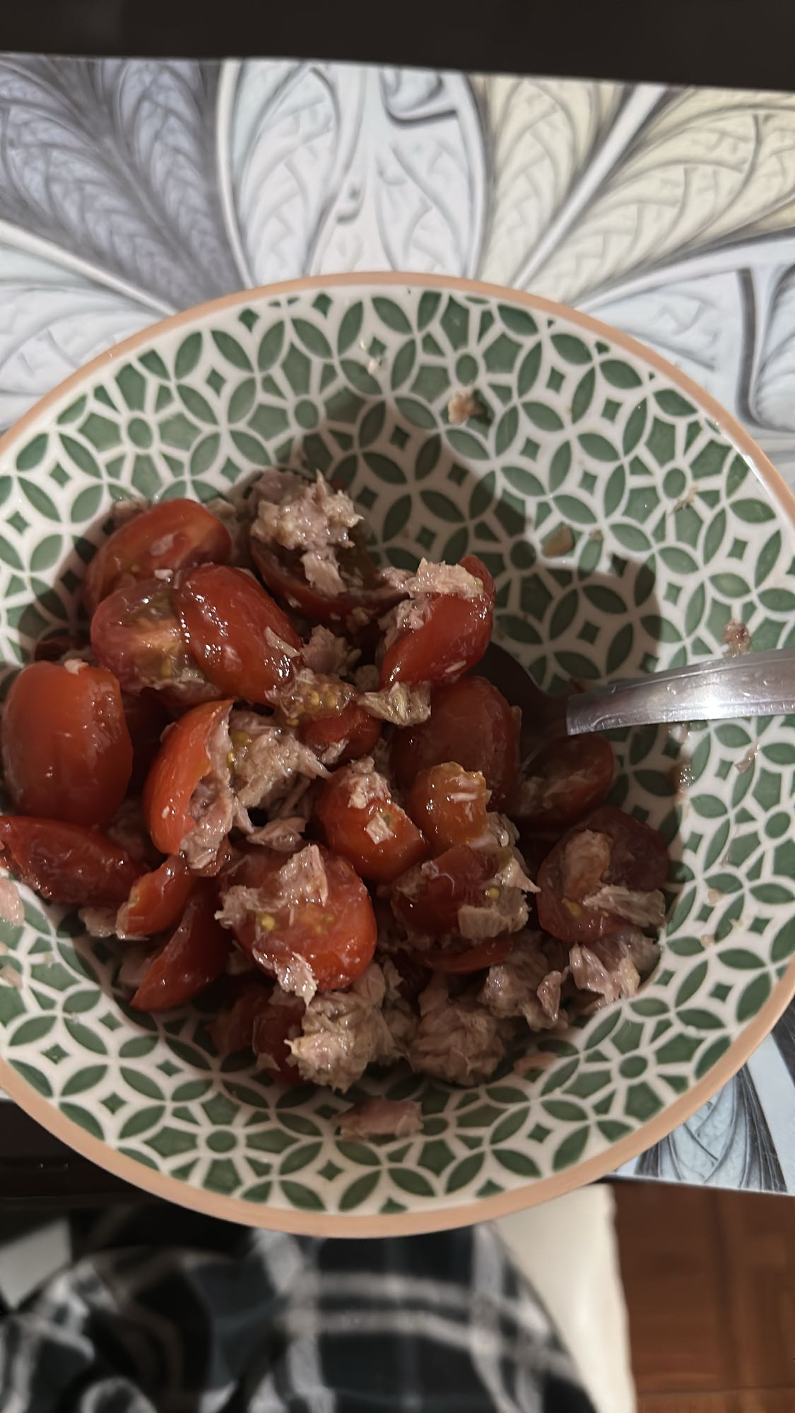 Ensalada de atún y tomate