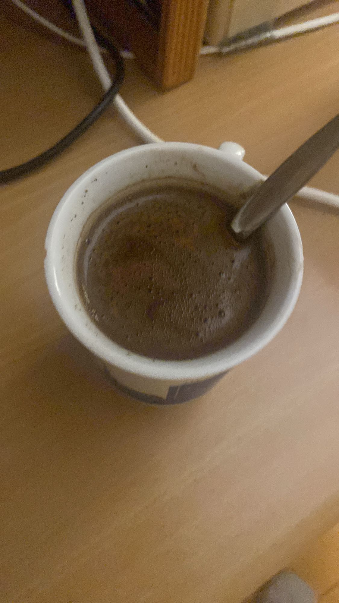 kubek gorącej czekolady