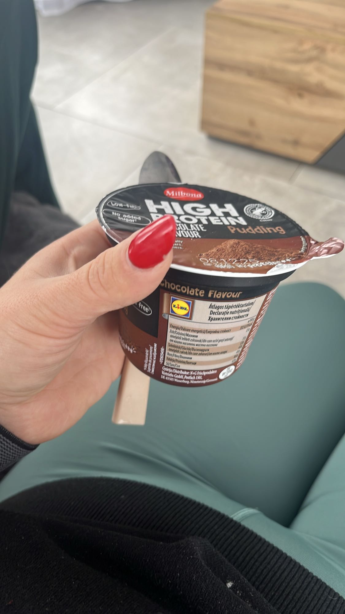 Budincă proteică ciocolată