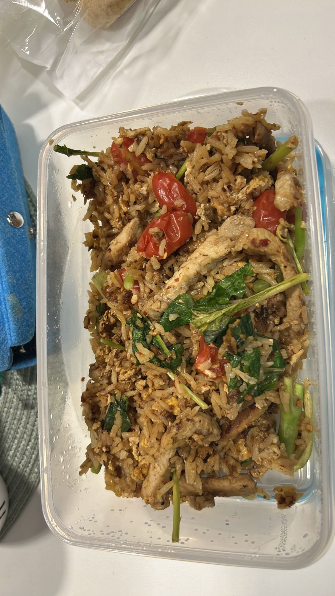 Kylling stekt risboks