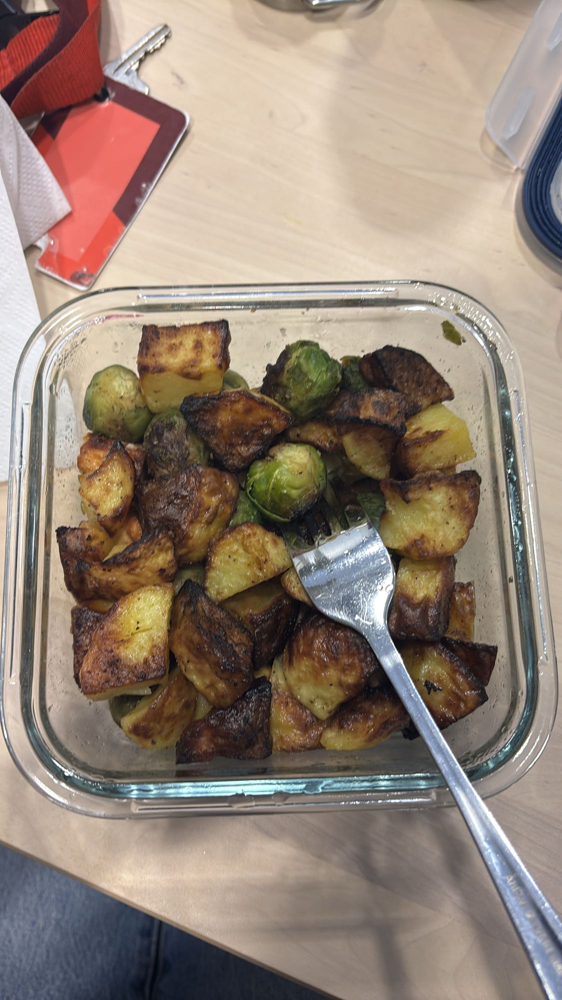 Rostad potatis & brysselkål