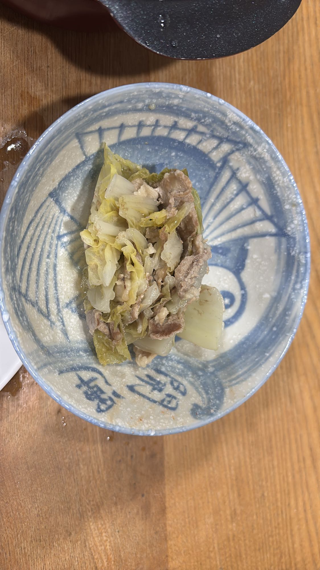 白菜と豚肉の煮物