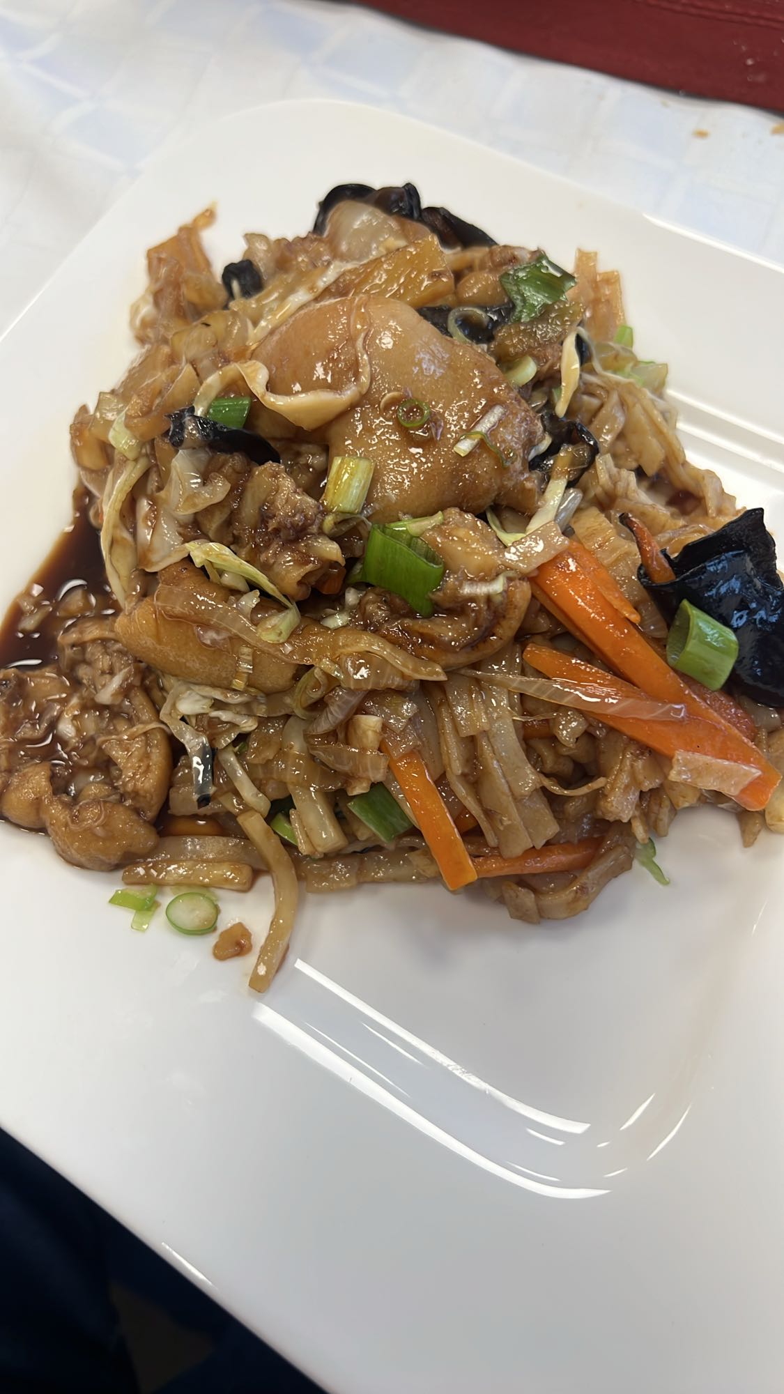 Tăiței prăjiți cu pui