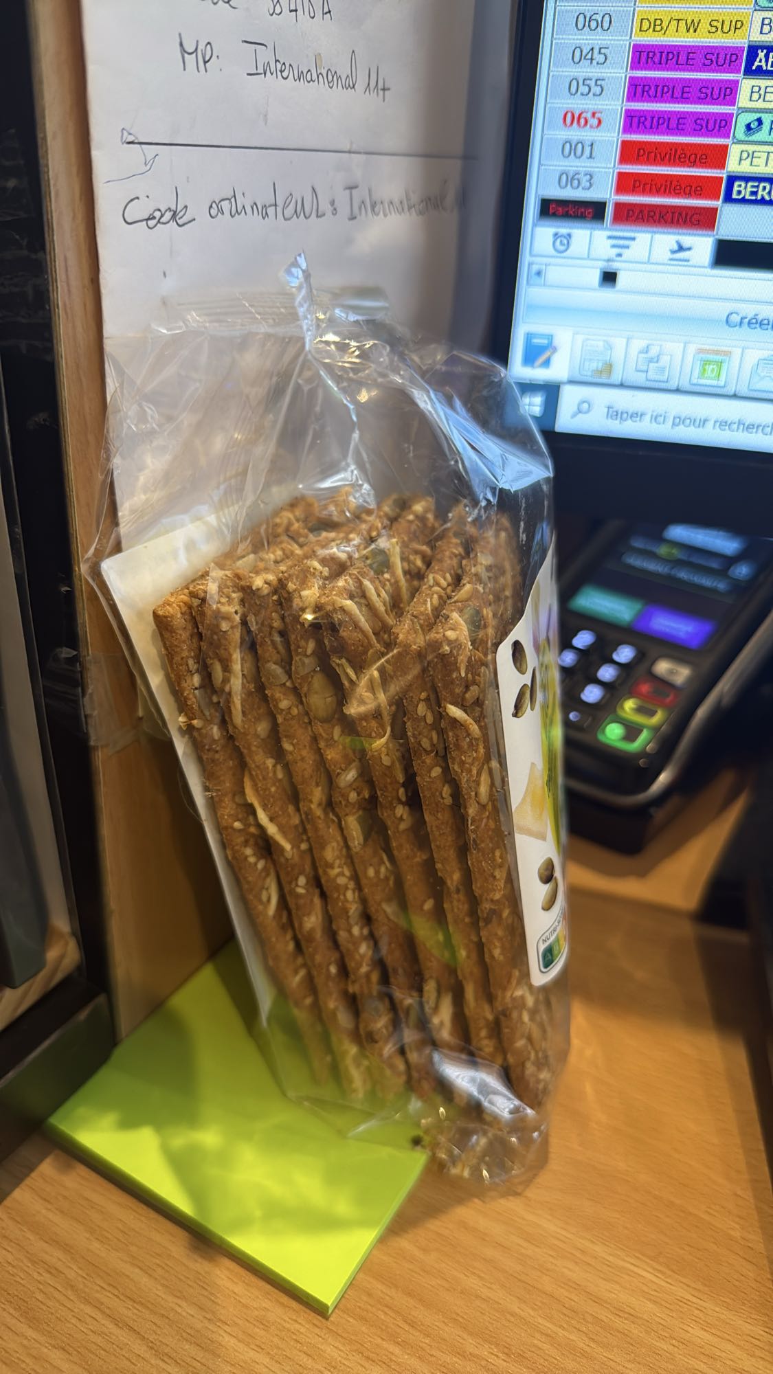 Bâtonnets aux graines