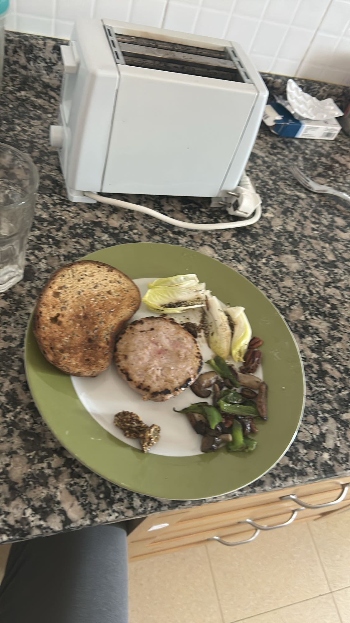hamburguesa con verduras