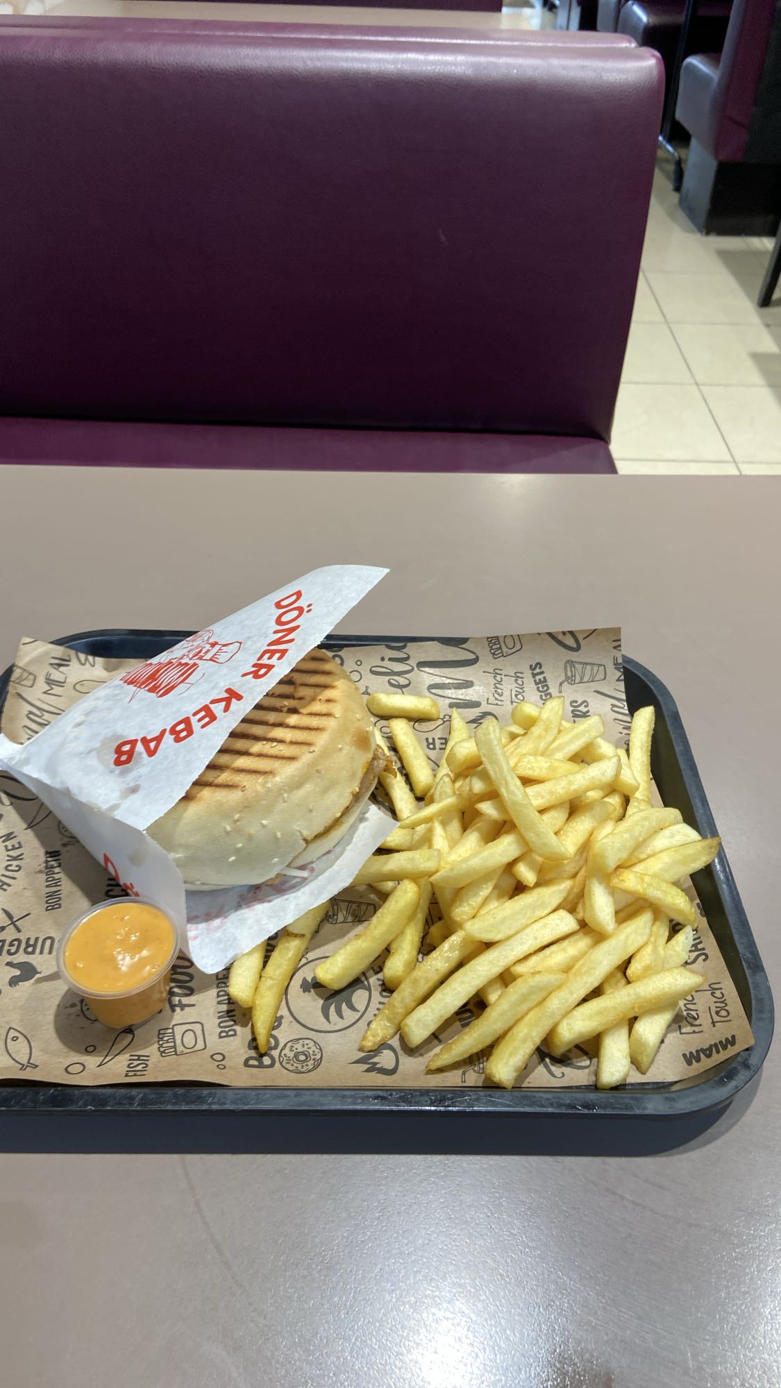 Kebab et frites