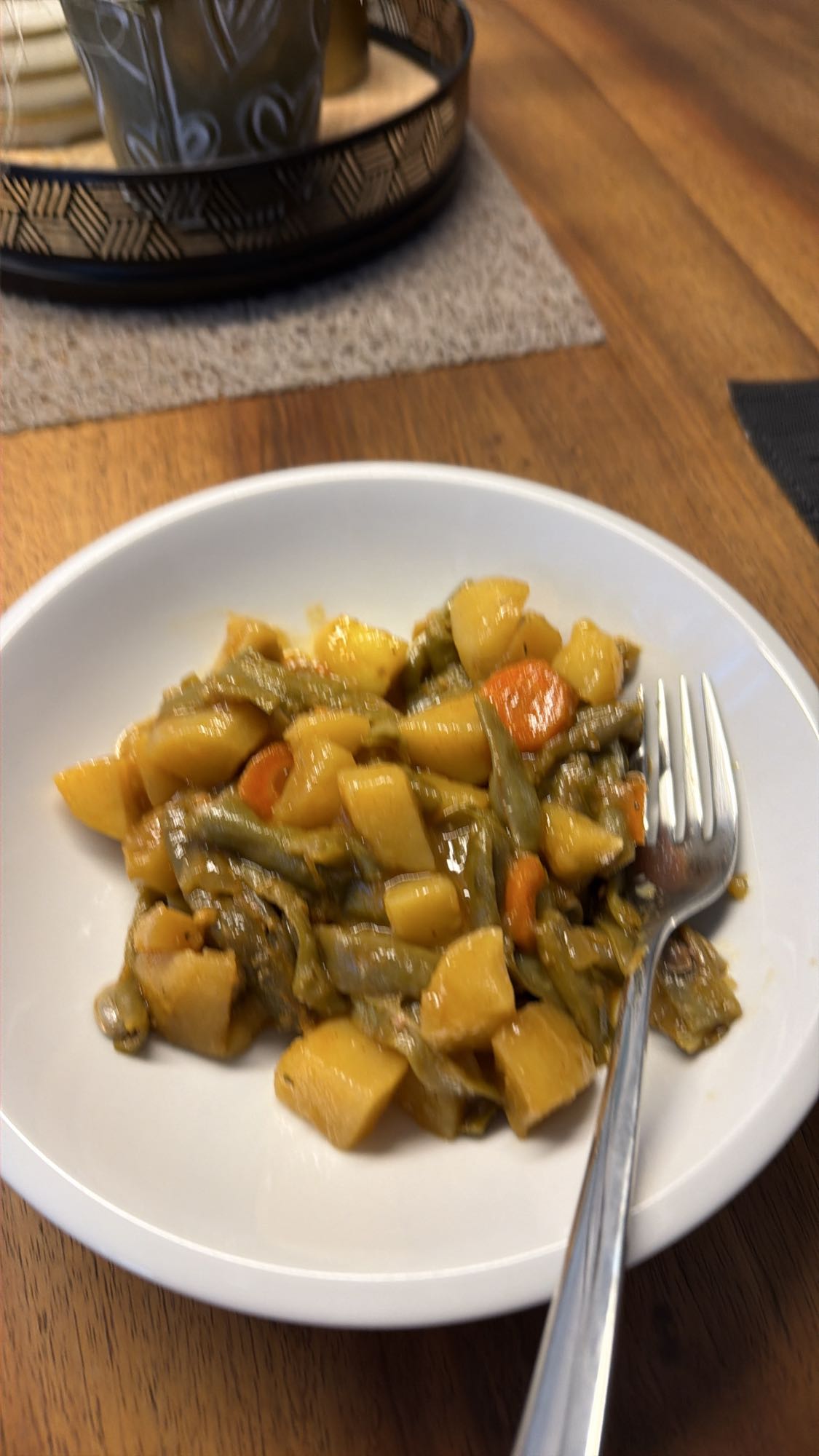 Sebzeli zeytinyağlı yemek